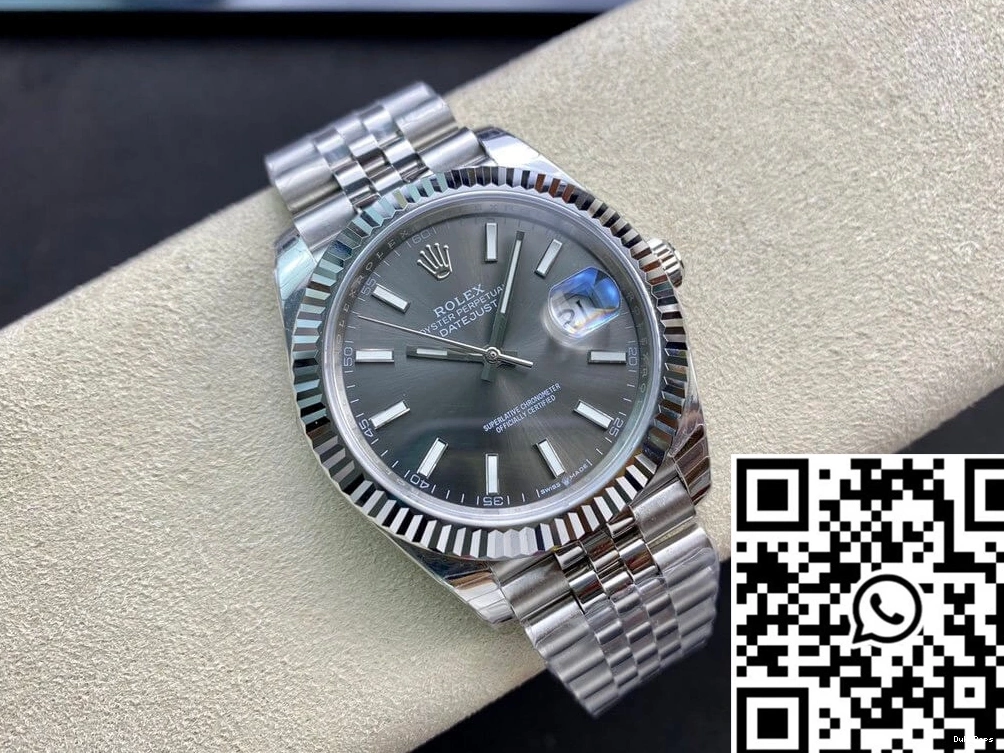 Dial Grey Factory Datejust Rolex EW M126334-0014 0112
